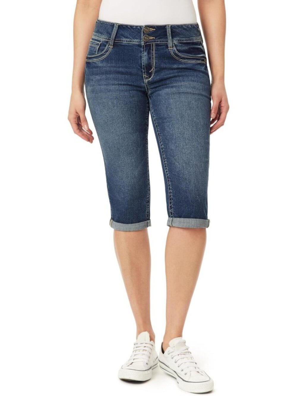 Curvy Jean Capris for Women, Sizes 0-24, Luscious Fit, Stylish & Comfortable